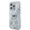 Karl Lagerfeld KLHMP15LLGKISGH iPhone15 Pro 6.1 hardcase transparent Liquid Glitter Karl Head Magsafe